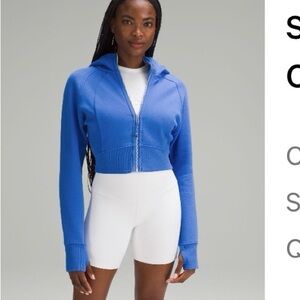 Lululemon full zip cropped hoodie